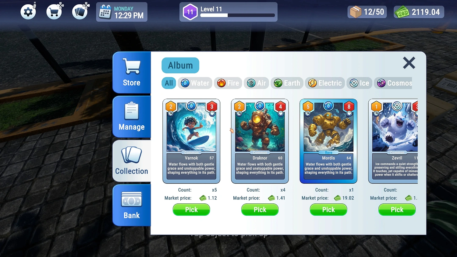 Card Collector Trading Shop