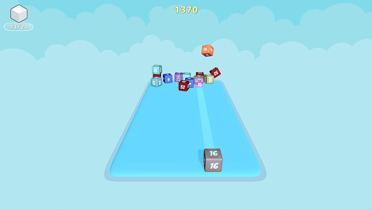 Sliding Cubes 2048 Mania