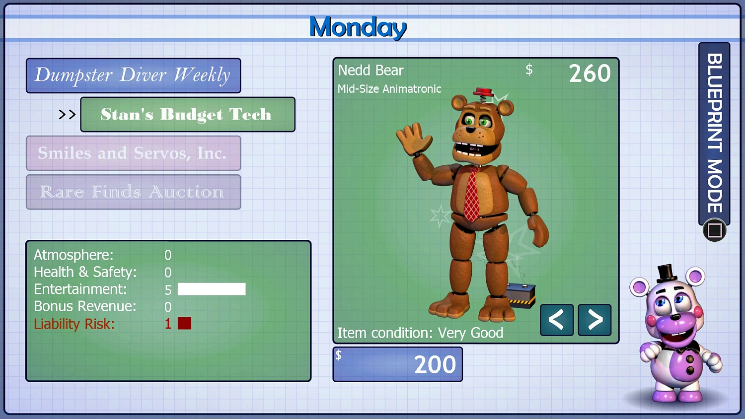 Freddy Fazbear's Pizzeria Simulator