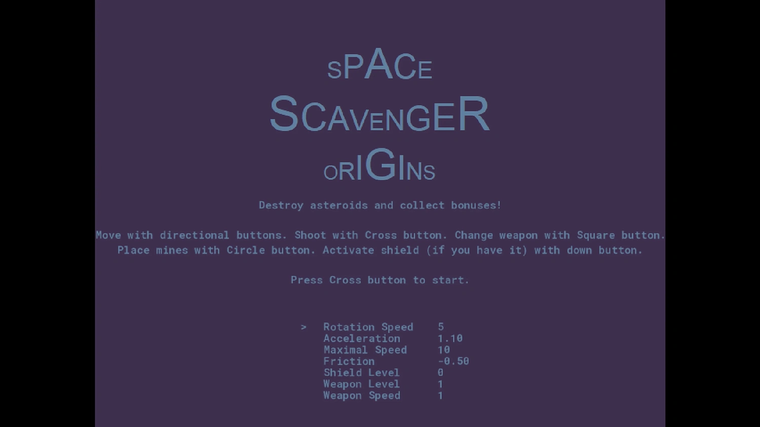 Space Scavenger Origins