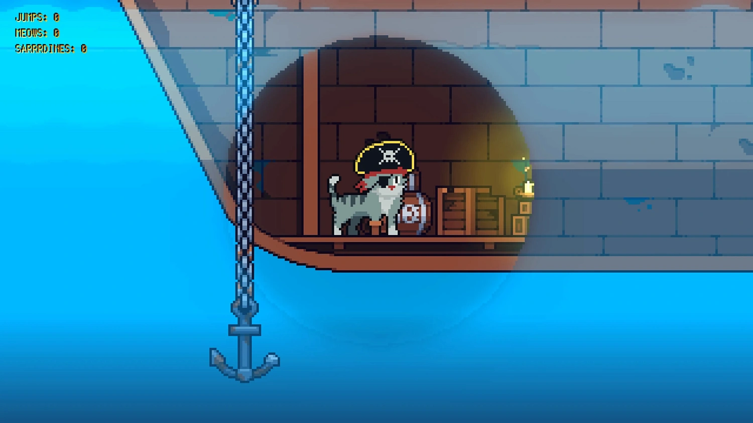 Rooftop Rascal: The Pirate Cat