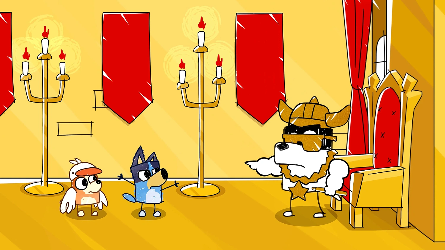 Bluey's Quest for the Gold Pen