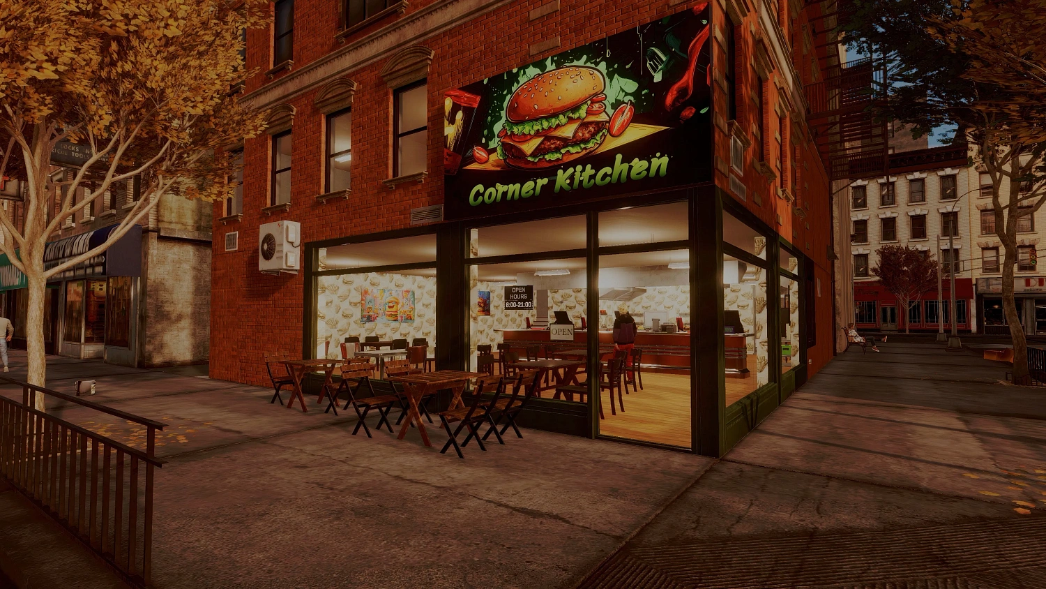 Corner Kitchen Fast Food Simulator