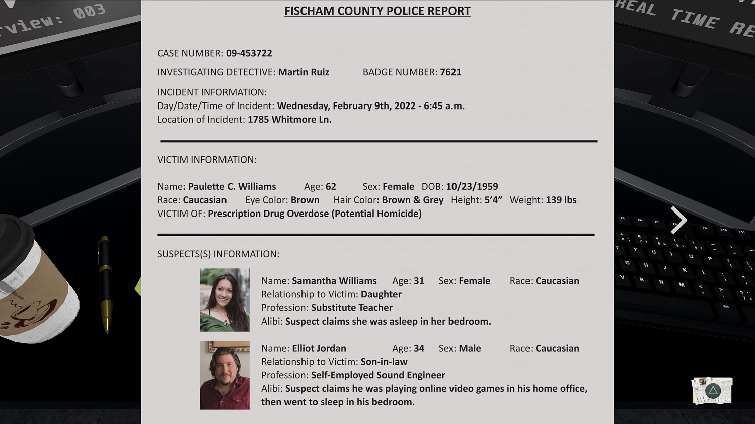 Case Files: The Death of Paulette Williams