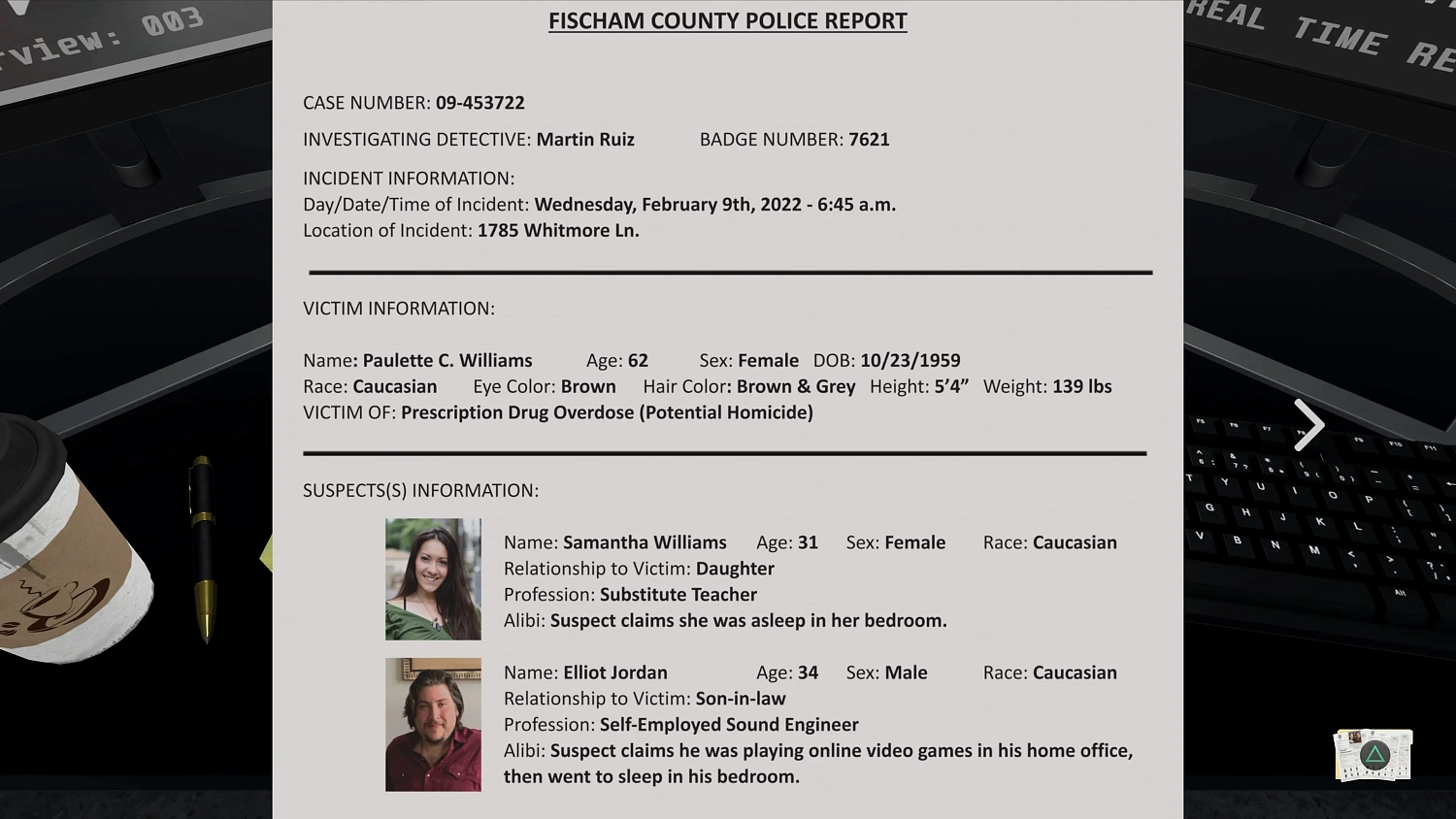 Case Files: The Death of Paulette Williams